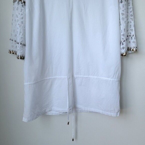 Tory BURCH white embellished tunic - Picture 11 of 14